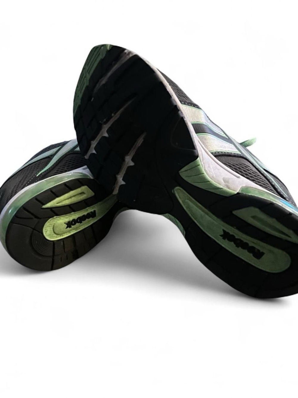 Reebok Women's Black and Mint Sneakers - Picture 5 of 6
